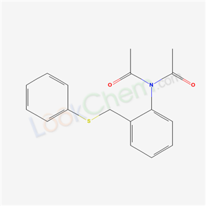 N-acetyl-N-[2-(phenylsulfanylmethyl)phenyl]acetamide cas  53165-15-4