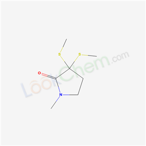 1-methyl-3,3-bis(methylsulfanyl)pyrrolidin-2-one cas  63017-89-0