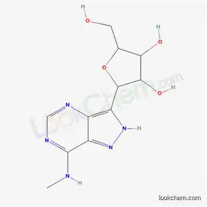 1,4-anhydro-1-[7-(methylamino)-2H-pyrazolo[4,3-d]pyrimidin-3-yl]pentitol