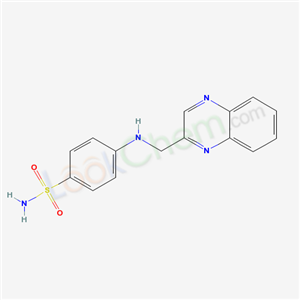 4-(quinoxalin-2-ylmethylamino)benzenesulfonamide cas  62294-88-6