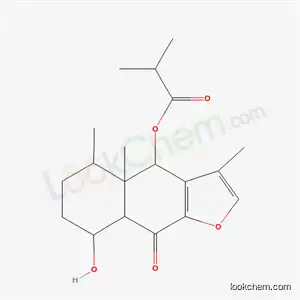 2-メチルプロパン酸[(4S)-4,4a,5,6,7,8,8aα,9-オクタヒドロ-8α-ヒドロキシ-3,4aβ,5-トリメチル-9-オキソナフト[2,3-b]フラン-4β-イル]