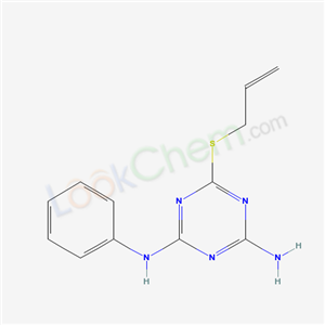 N-phenyl-6-prop-2-enylsulfanyl-1,3,5-triazine-2,4-diamine cas  19079-37-9