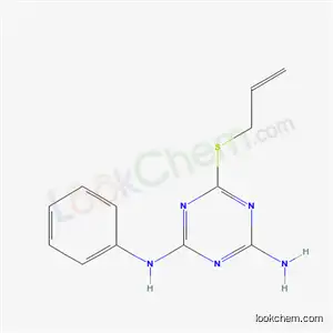 N-phenyl-6-(prop-2-en-1-ylsulfanyl)-1,3,5-triazine-2,4-diamine