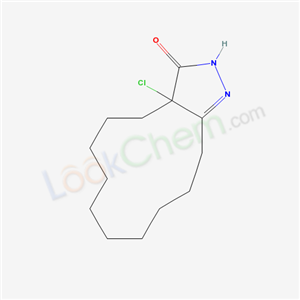1-chloro-13,14-diazabicyclo[10.3.0]pentadec-12-en-15-one cas  60848-29-5