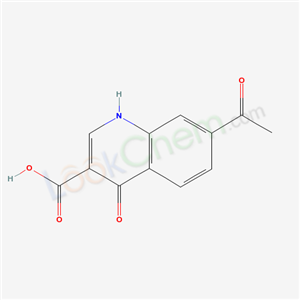 7-acetyl-4-oxo-1H-quinoline-3-carboxylic acid cas  63463-21-8