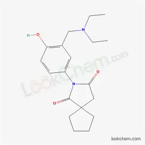 Molecular Structure of 71471-43-7 (2-{3-[(diethylamino)methyl]-4-hydroxyphenyl}-2-azaspiro[4.4]nonane-1,3-dione)