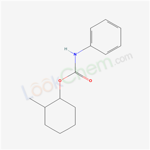 Cyclohexanol, 2-methyl-, phenylcarbamate