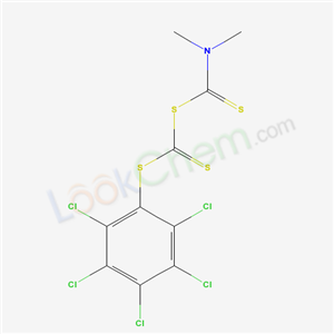 N,N-dimethyl-1-(2,3,4,5,6-pentachlorophenyl)sulfanylcarbothioylsulfanyl-methanethioamide cas  19378-05-3