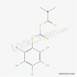 Molecular Structure of 19378-05-3 (N,N-dimethyl-1-(2,3,4,5,6-pentachlorophenyl)sulfanylcarbothioylsulfany l-methanethioamide)