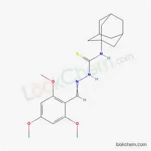 Molecular Structure of 32403-40-0 (2,4,6-trimethoxybenzaldehyde N-tricyclo[3.3.1.1~3,7~]dec-1-ylthiosemicarbazone)