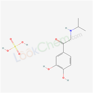 Bis((2-(3,4-dihydroxyphenyl)-2-oxoethyl)isopropylammonium) sulphate cas  27693-62-5