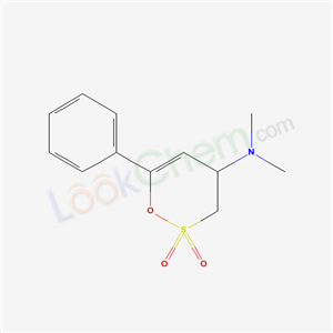 N,N-dimethyl-2,2-dioxo-6-phenyl-3,4-dihydrooxathiin-4-amine