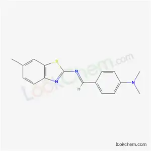 Molecular Structure of 35525-73-6 (N-[4-(dimethylamino)benzylidene]-6-methyl-1,3-benzothiazol-2-amine)