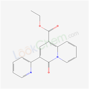 ethyl 4-oxo-3-pyridin-2-yl-quinolizine-1-carboxylate cas  54401-82-0