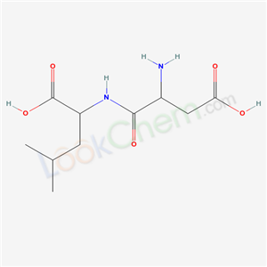 2-[(2-amino-3-carboxy-propanoyl)amino]-4-methyl-pentanoic acid cas  3062-14-4