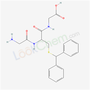 2-[[2-[(2-aminoacetyl)amino]-3-benzhydrylsulfanyl-propanoyl]amino]acetic acid cas  26988-58-9