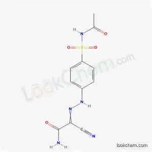 2-{2-[4-(acetylsulfamoyl)phenyl]hydrazinylidene}-2-cyanoacetamide