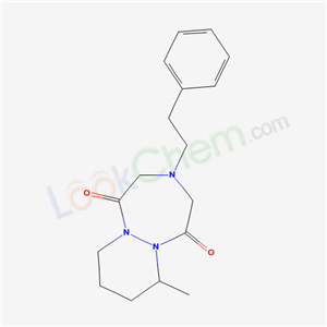 7-Methyl-3-(2-phenylethyl)hexahydro-1H-pyridazino[1,2-a][1,2,5]triazepine-1,5(2H)-dione cas  67744-74-5