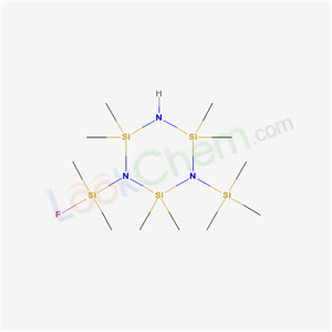 fluoro-(2,2,4,4,6,6-hexamethyl-3-trimethylsilyl-1,3,5,2,4,6-triazatrisilinan-1-yl)-dimethyl-silane cas  68064-02-8