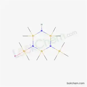 Molecular Structure of 68064-02-8 (1-[fluoro(dimethyl)silyl]-2,2,4,4,6,6-hexamethyl-3-(trimethylsilyl)-1,3,5,2,4,6-triazatrisilinane)