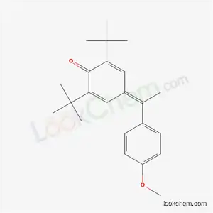 Molecular Structure of 71711-99-4 (2,6-di-tert-butyl-4-[1-(4-methoxyphenyl)ethylidene]cyclohexa-2,5-dien-1-one)