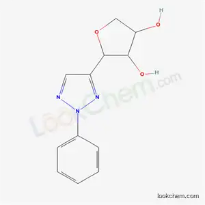 Molecular Structure of 18402-97-6 (2-(2-phenyl-2H-1,2,3-triazol-4-yl)tetrahydrofuran-3,4-diol)