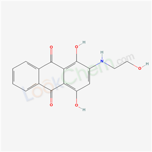 1,4-dihydroxy-2-(2-hydroxyethylamino)anthracene-9,10-dione cas  20253-58-1