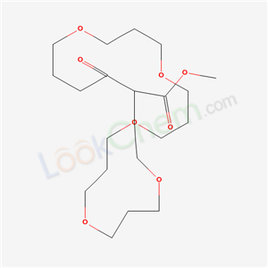 methyl 21-oxo-1,5,9,13,17-pentaoxacyclotetracosane-20-carboxylate cas  55333-92-1