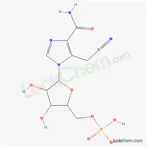 5-(cyanomethyl)-1-(5-O-phosphonopentofuranosyl)-1H-imidazole-4-carboxamide