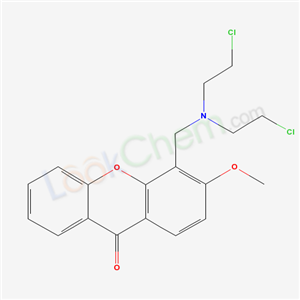 4-[bis(2-chloroethyl)aminomethyl]-3-methoxy-xanthen-9-one cas  67428-63-1
