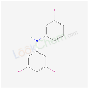 3,5-difluoro-N-(3-fluorophenyl)aniline cas  407-28-3