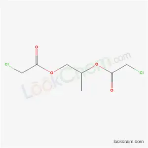 Molecular Structure of 42831-64-1 (Bis(chloroacetic acid)1-methyl-1,2-ethanediyl ester)