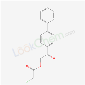 [2-oxo-2-(4-phenylphenyl)ethyl] 2-chloroacetate cas  4376-28-7