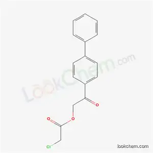 Molecular Structure of 4376-28-7 ([2-oxo-2-(4-phenylphenyl)ethyl] 2-chloroacetate)