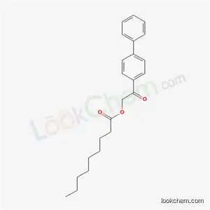 Molecular Structure of 4376-36-7 (2-(biphenyl-4-yl)-2-oxoethyl nonanoate)