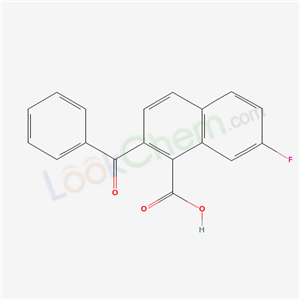 2-benzoyl-7-fluoro-1-naphthoic acid
