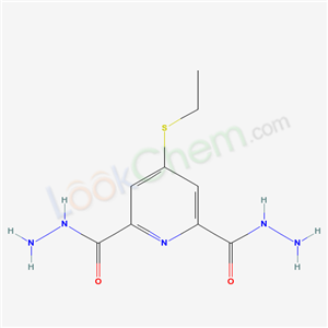4-ethylsulfanylpyridine-2,6-dicarbohydrazide cas  18986-28-2