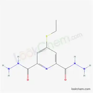 Molecular Structure of 18986-28-2 (4-(ethylsulfanyl)pyridine-2,6-dicarbohydrazide)