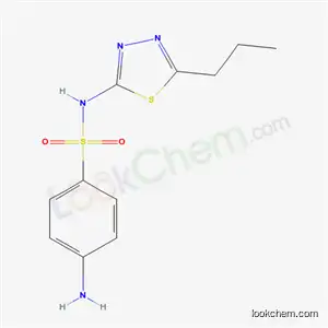 4-amino-N-(5-propyl-1,3,4-thiadiazol-2-yl)benzenesulfonamide