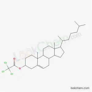 Molecular Structure of 61347-08-8 (cholest-5-en-3-yl trichloroacetate)