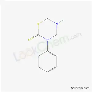 Molecular Structure of 53983-31-6 (3-phenyl-1,3,5-thiadiazinane-2-thione)