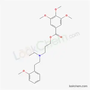 3,4,5-トリメトキシ安息香酸3-[エチル(2-メトキシフェネチル)アミノ]プロピル