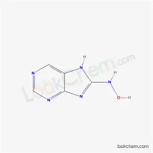 Molecular Structure of 17124-26-4 (N-hydroxy-7H-purin-8-amine)