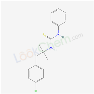 1-[1-(4-chlorophenyl)-2-methyl-propan-2-yl]-3-phenyl-thiourea cas  51169-84-7