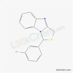 Molecular Structure of 136994-86-0 (1-(3-chlorophenyl)-3H-[1,3]thiazolo[3,4-a]benzimidazole)