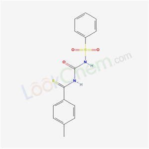 1-(benzenesulfonyl)-3-(4-methylbenzenecarbothioyl)urea cas  61720-68-1