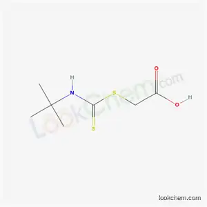 Molecular Structure of 21184-93-0 ([(tert-butylcarbamothioyl)sulfanyl]acetic acid)