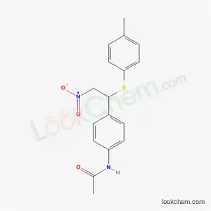 N-[4-[1-[(4-メチルフェニル)チオ]-2-ニトロエチル]フェニル]アセトアミド