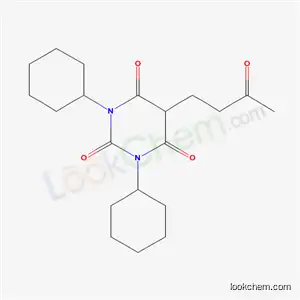 Barbituric acid, 1,3-dicyclohexyl-5-(3-oxobutyl)-