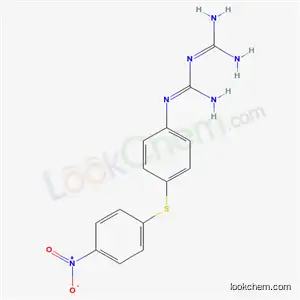 Molecular Structure of 20567-00-4 (1-[4-[(4-Nitrophenyl)thio]phenyl]biguanide)